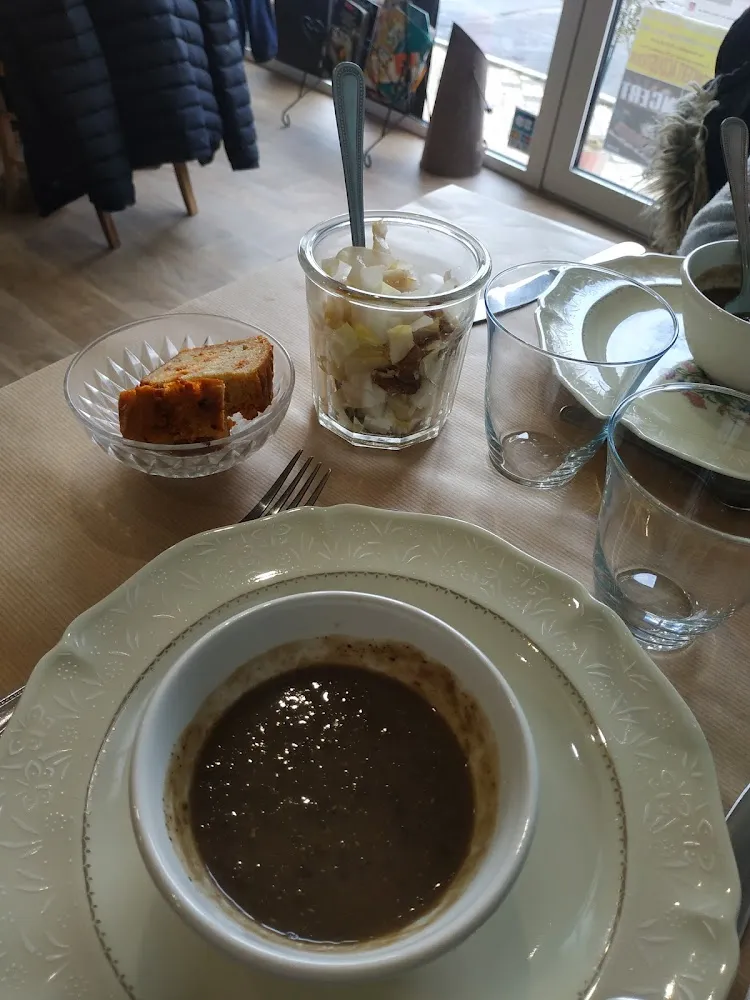 Soupe Aux Lentilles Vertes Cake Chorizo Et Salade Endives